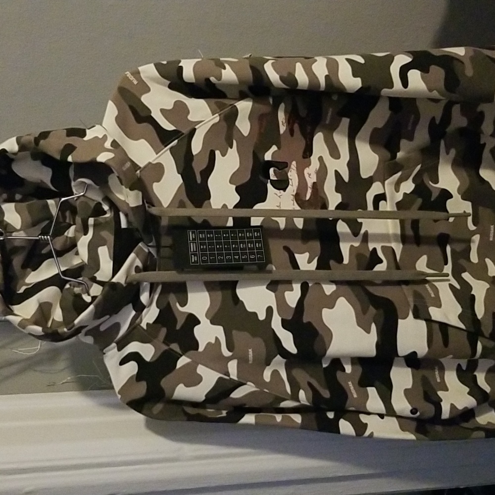 RUDSAK men's hoodie camouflage black/ beige/brown - NEW